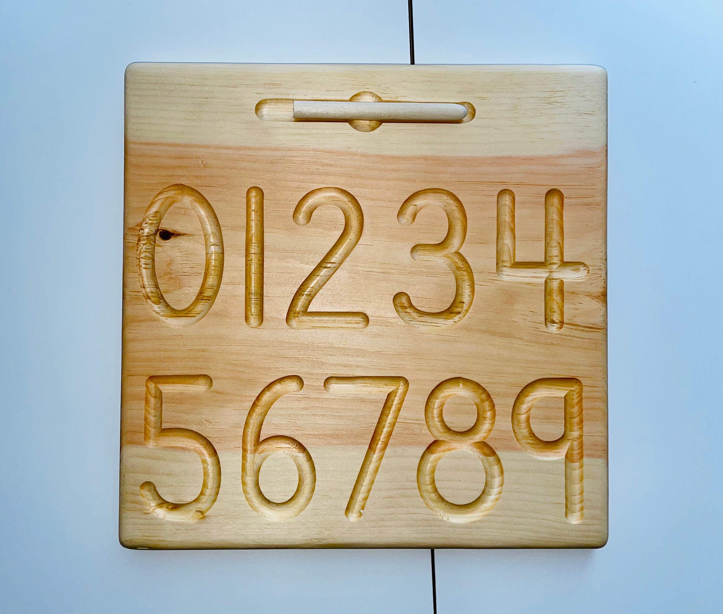 Heirloom Quality Double Sided Wooden Numbers and Shapes Tracing Board. –  Kindernest Tinkershop