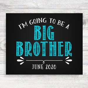 Big Brother Pregnancy Announcement | Baby Announcement | Big brother announcement | Sibling Announcement  | Printable