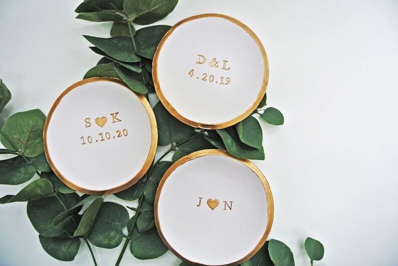 Catchall Wedding Ring Dish Jewelry Holder Jewelry Dish Engagement Gift Minimalist