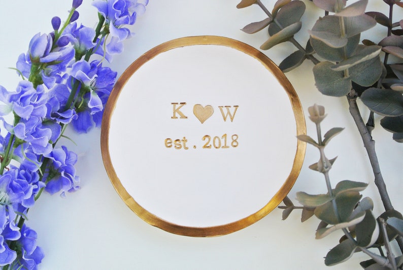Engagement Gifts Ring Dish Wedding Gift Wedding Ring Dish Personalized Jewelry Dish Engagement Ring Holder Bridesmaids Gift