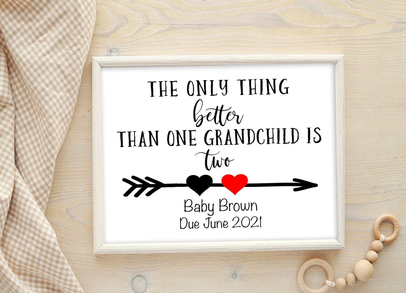 Grandparent Pregnancy Announcement Second Grandchild New Etsy UK