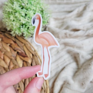 Flamingo Sticker, Summer Sticker, Animal Sticker, Pink Sticker, Laptop Stickers, Water bottle Stickers, Waterproof Stickers