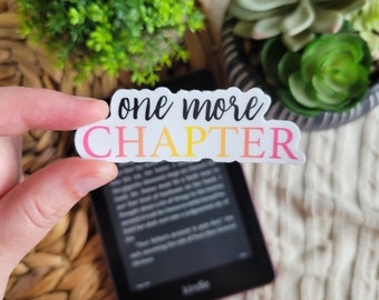 Sticker One More Chapter : Sticker Booktok étanche