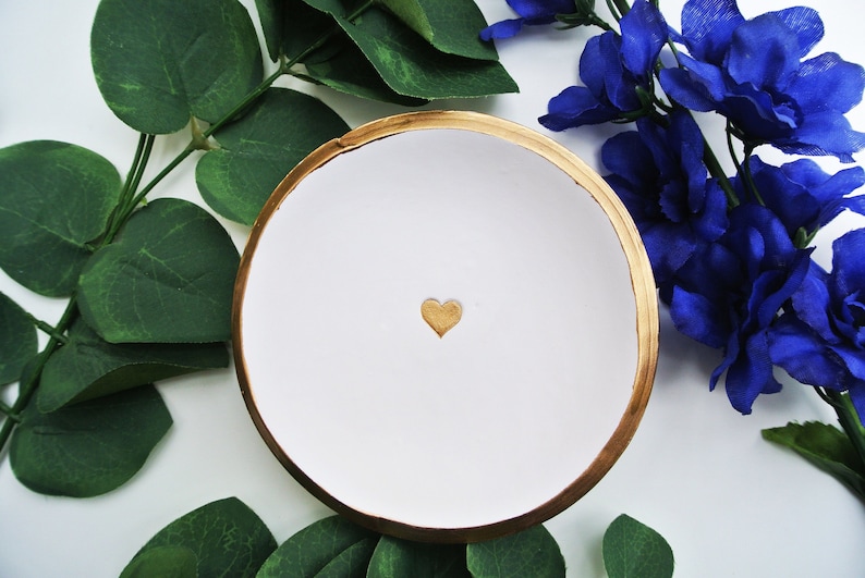 Catchall Wedding Ring Dish Jewelry Holder Jewelry Dish Engagement Gift Minimalist