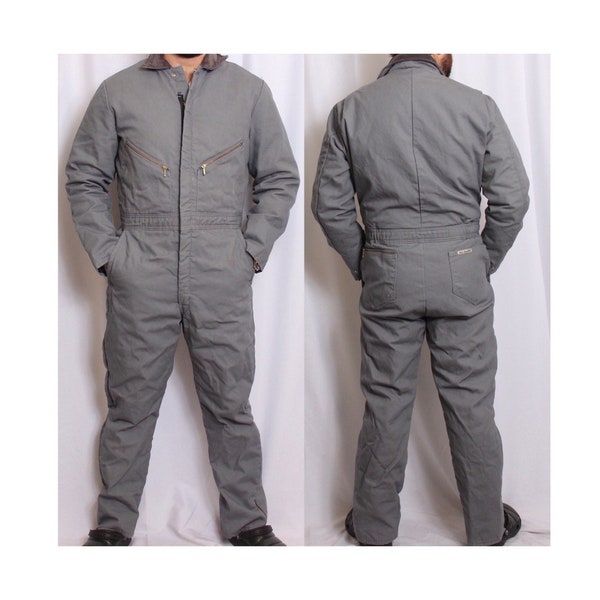 Vintage 1990s Walls Blizzard-Pruf One Piece Insulated Coveralls Vintage Workwear / One Piece Work Suit