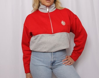 Vintage 90s Half-Zip Sweatshirt
