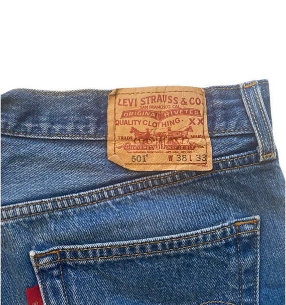 Vintage Levi 501 Denim Cutoff Shorts - image 9