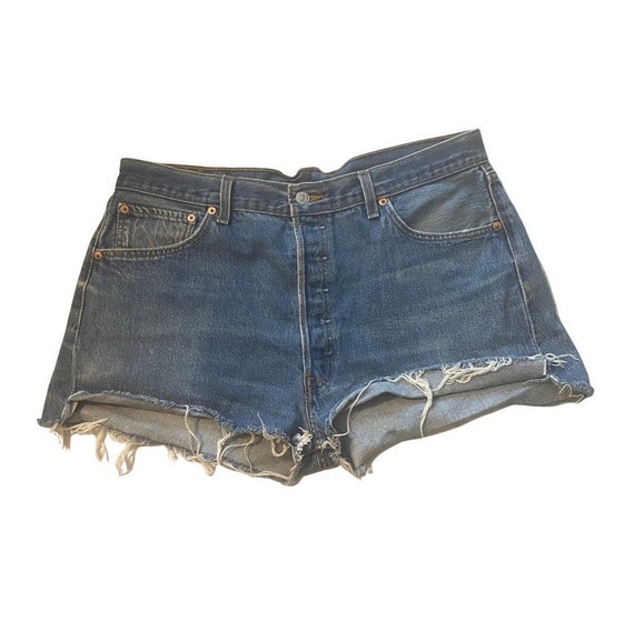 Vintage Levi 501 Denim Cutoff Shorts - image 7