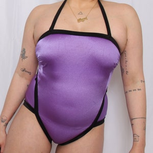 Purple Shimmer One Piece Swimsuit