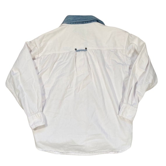 90s Colorblock Button up Shirt - image 5