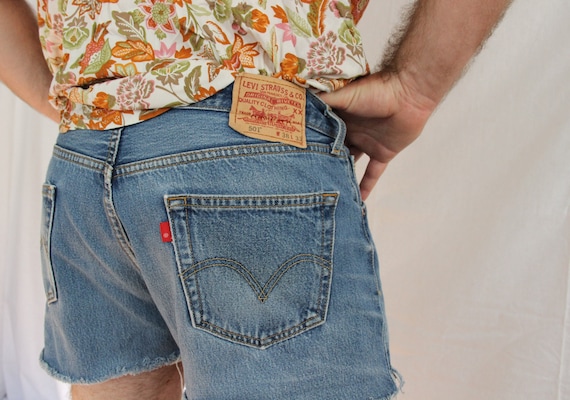 Vintage Levi 501 Denim Cutoff Shorts - image 6