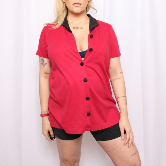 90s Maternity Collared Blouse - image 1