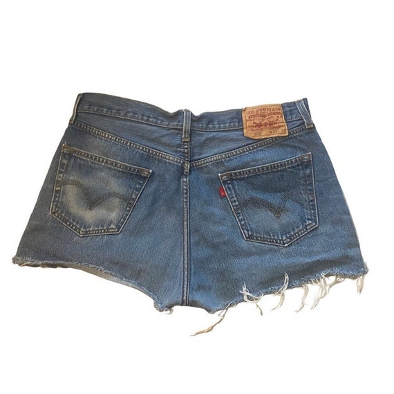 Vintage Levi 501 Denim Cutoff Shorts - image 8