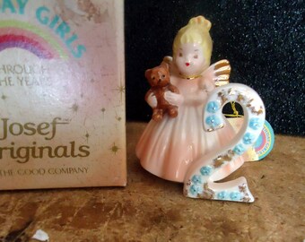 Vintage JOSEF Birthday Angel 2nd