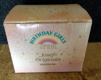 Vintage Birthday Girls JOSEPH Angels ( boxed )