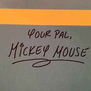 Personalized Letter from Disney Character