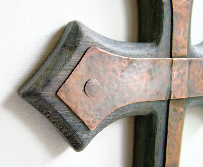 Gothic Cross Candle Holder Wall Candle Holder Wooden Candle Etsy