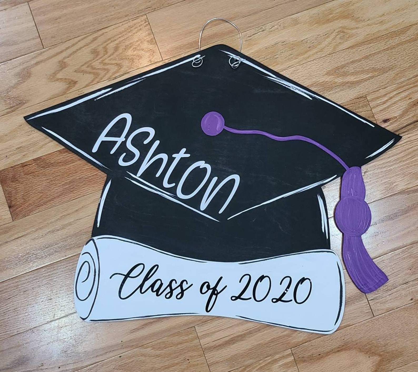 Graduation Cap Door Hanger Door Hanger Graduation Decor Etsy