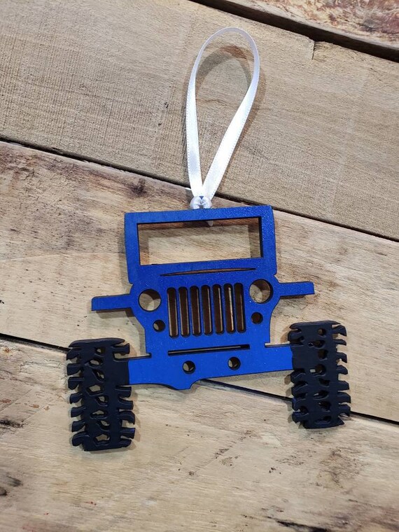 Jeep ornament wood ornament christmas ornament jeep car Etsy