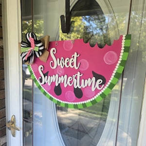 Watermelon door hanger