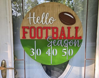 Football Door Hanger