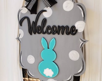 Interchangeable Welcome signs