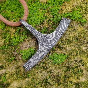 Hammer pendant hanforged laminated steel, Mjolnir, Ukonvasara