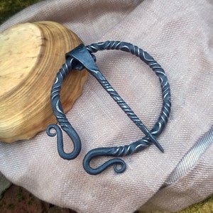 Made to Order, Hand-Forged brooch cloak pin