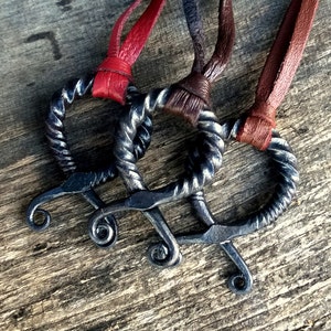 Troll Cross Pendant Handforged