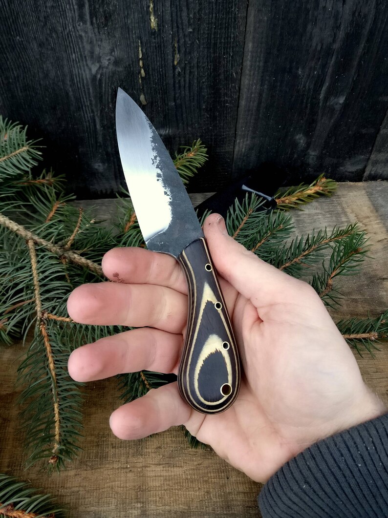Drop Point Knife Skinning Knife With Kydex Sheath Skinner Etsy
