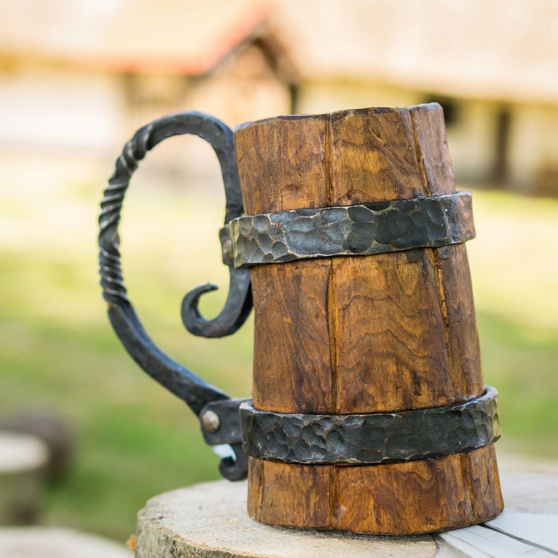 iron beer mug