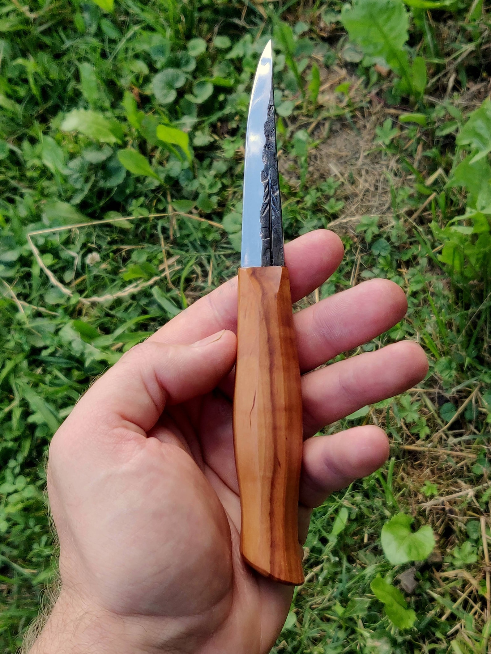 85mm Slojd Knife Whittling Knife Fresh Wood Carving Etsy