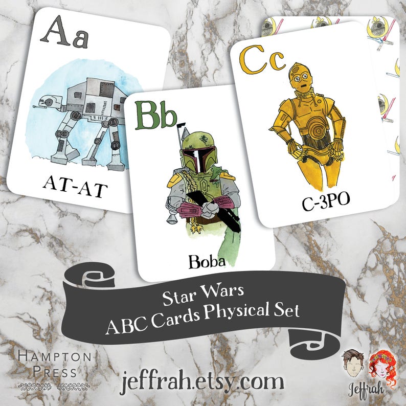 Nerdy Alphabet Flash Cards Physical Set