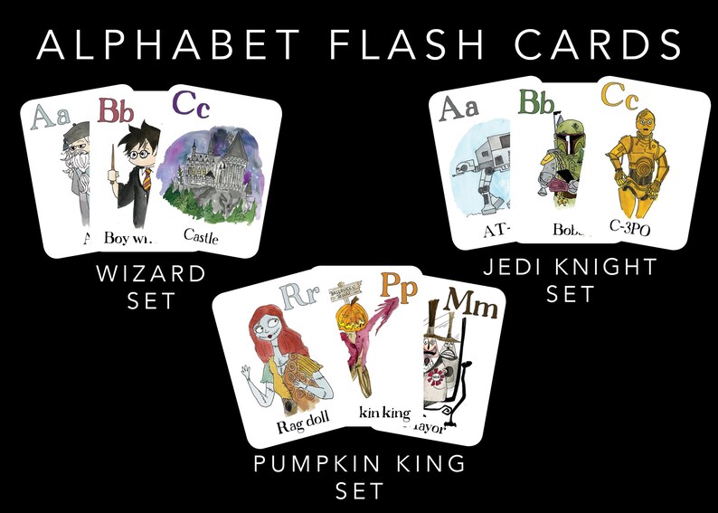 Nerdy Alphabet Flash Cards Physical Set