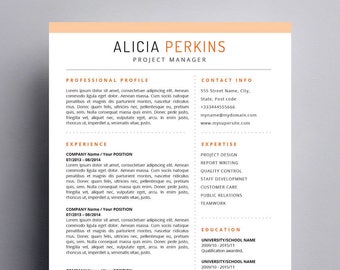 apple pages resume etsy