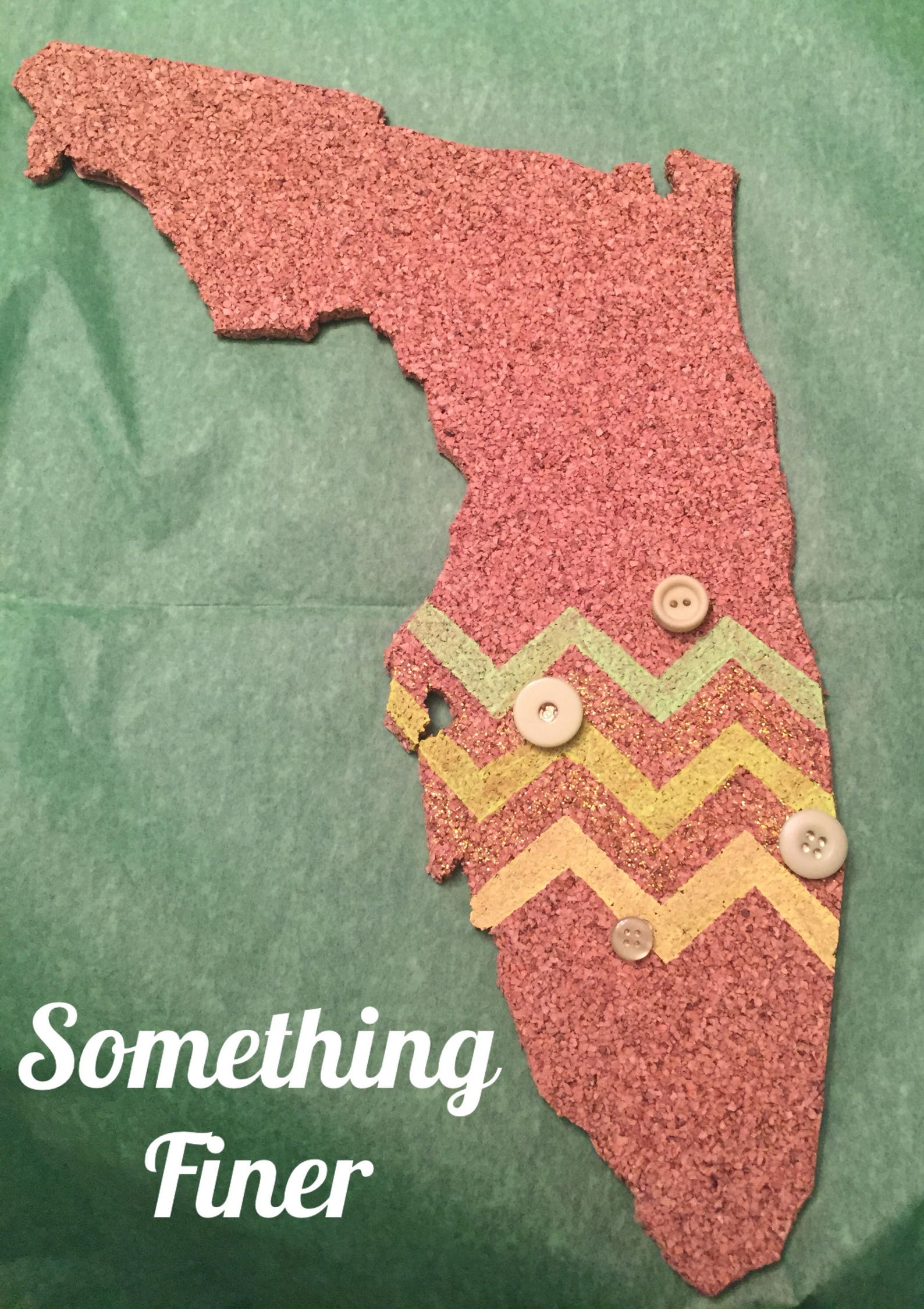 Custom State Cork Board Etsy