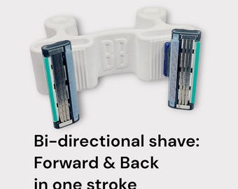 BaldBold Maquinilla Cabeza Calva 2 Mach3 Incluidos - Estuche Viaje NFC Tracker Antibacteriano Certificado UE USA - Afeitado rapido en ducha