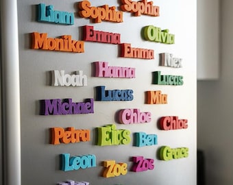 Imán nevera personalizado con nombre | Llavero personalizado | Regalo 3D | Cumpleaños | Cocina