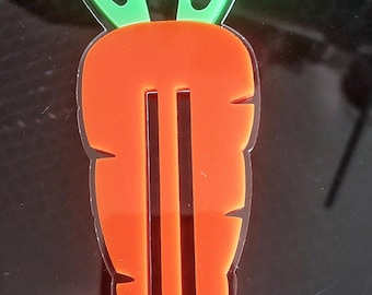 Porta dinero de Pascua personalizado en forma de zanahoria de acrílico con conejito y nombre para canasta de Pascua, regalo de dinero para niños