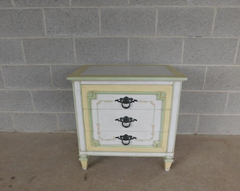 John Widdicomb Hollywood Regency Dorothy Draper Style Nightstand (shipping is not free)