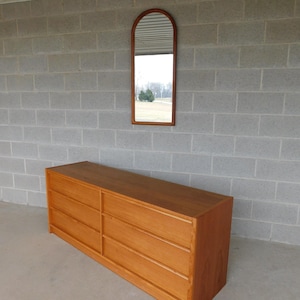 danish modern dresser for sale Mid century Danish modern tall wide Teak Dresser by Falster with Tambour  door
