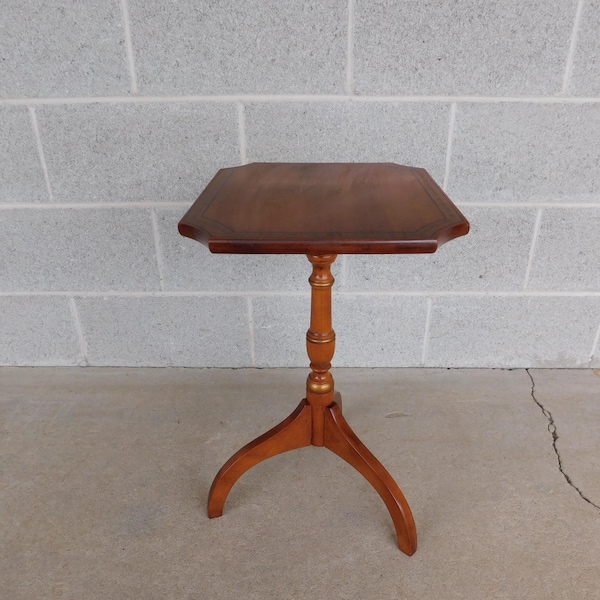 L Hitchcock Harvest Candle Stand Table (shipping is not free)