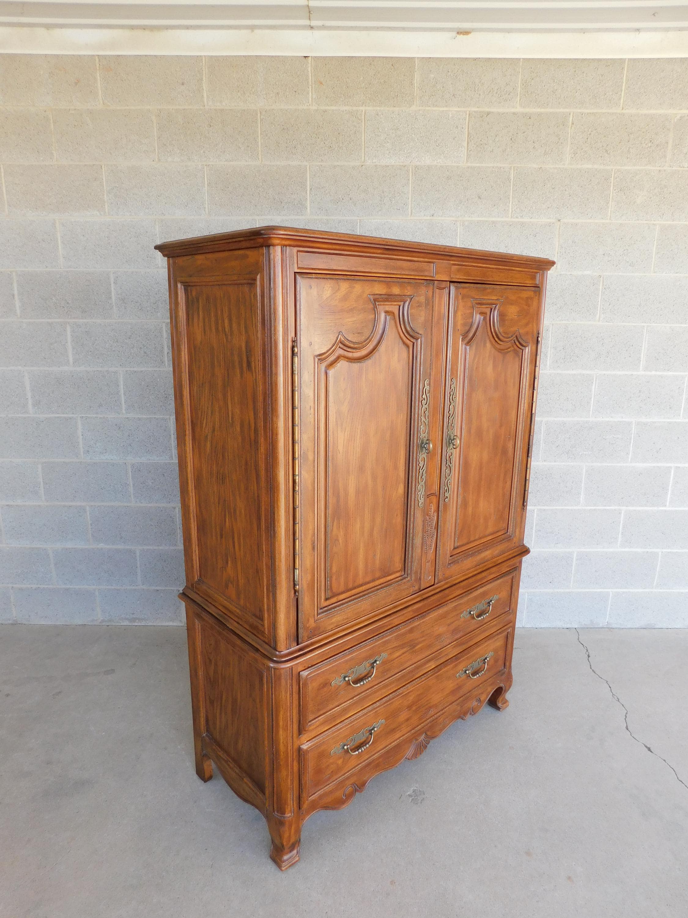 Drexel Heritage South of France Louis XV Style Wardrobe Chest