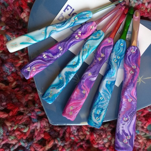 Beautiful Ergonomic Crochet Hooks Etsy