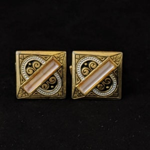 Vintage Toledo damascene cufflinks (SIN035)