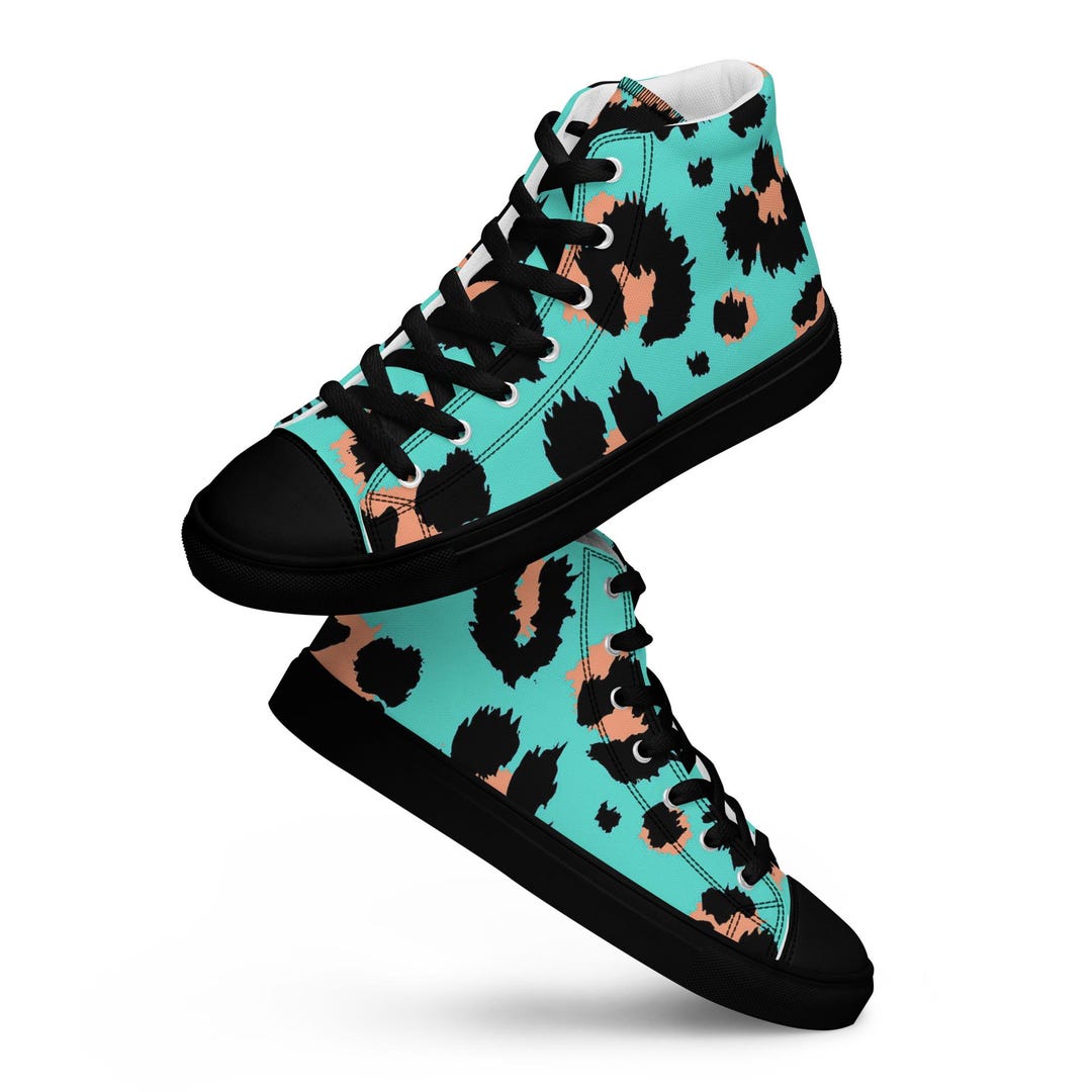 Pitbull Print Women's High Top Shoes