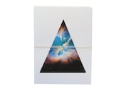 galaxy triangle note card