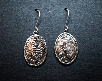 Western Oval Earrings