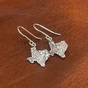 Western Texas Shaped Earrings