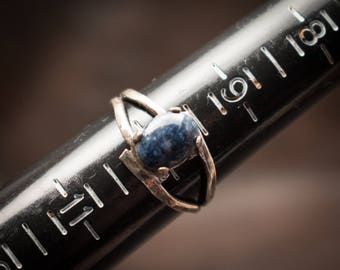 Lapis Lazuli Solitaire Ring